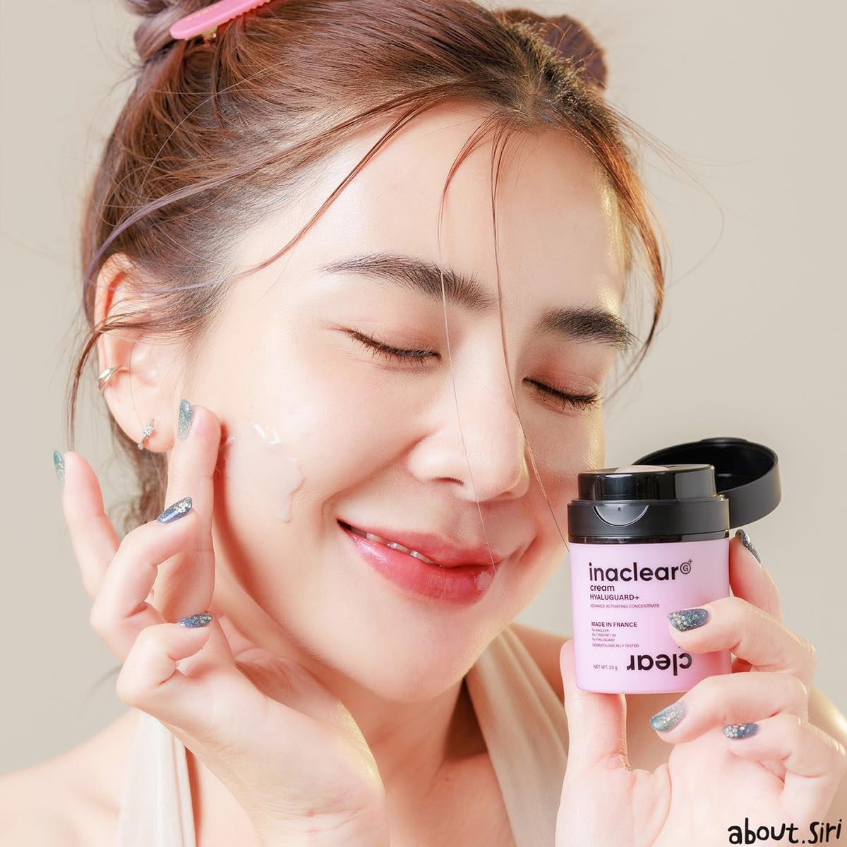 May Pichy Inaclear G+ Serum Cream - 23g/Box | French Nourishing Skincare Serum with G+ Formula | Anti-Aging & Hydrating Face Cream | Perfect for Daily Moisturizing & Night Care Routine | Free Beauty Gifts Included