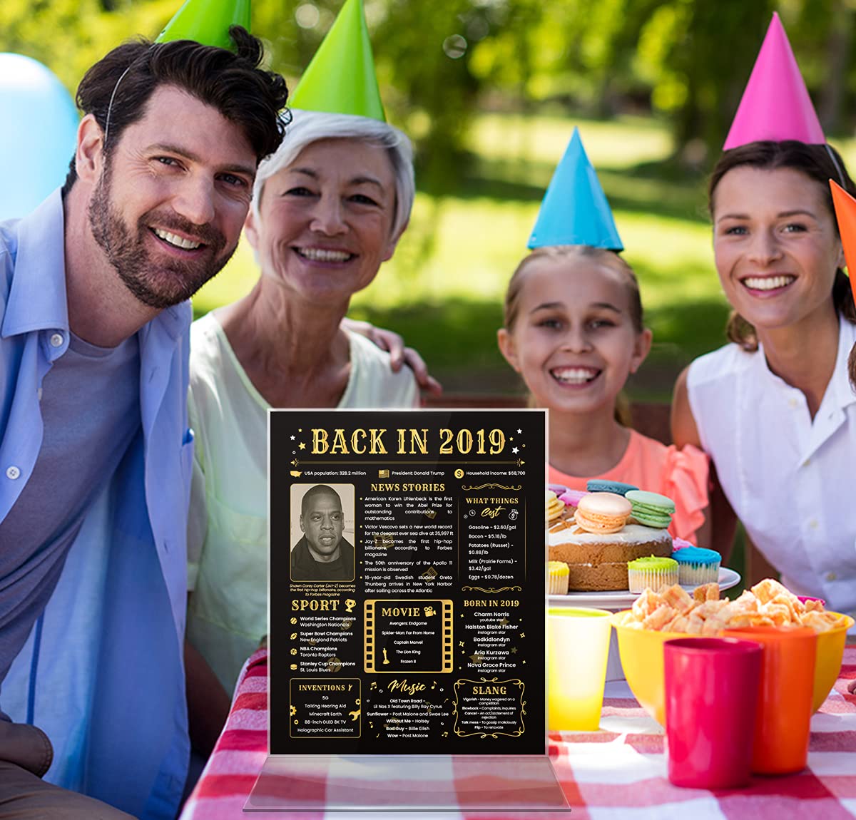 6th Birthday Gifts for Women & Men - Funny 6th Anniversary Card - Unique 2019 Birthday Present Ideas - 8x10 Unframed Wall Decor for Anniversary Parties & Home Celebrations