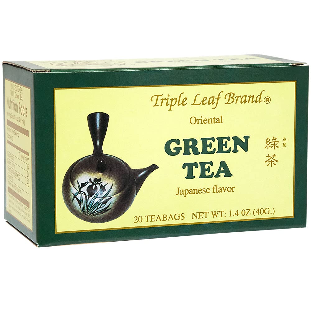 Premium Japanese Green Tea - 20 Tea Bags | Organic Matcha Sencha Blend | Antioxidant Rich for Energy & Focus | Perfect for Morning Boost, Afternoon Relaxation & Office Wellness