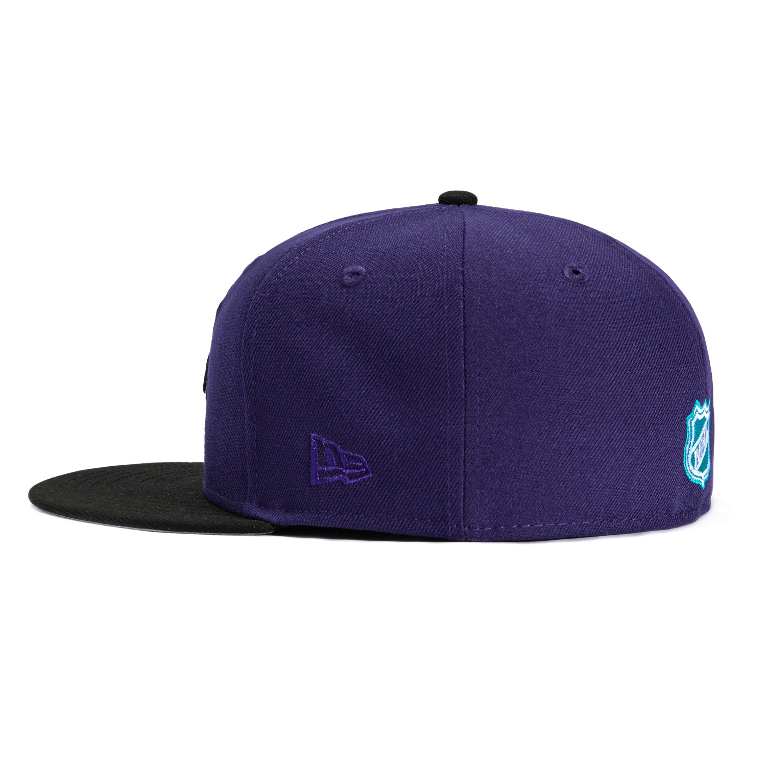 New Era 59Fifty San Jose Sharks 1997 All Star Game Patch Hat - Purple & Black Snapback Cap for NHL Fans & Hockey Enthusiasts - Perfect for Games, Collecting & Streetwear Fashion