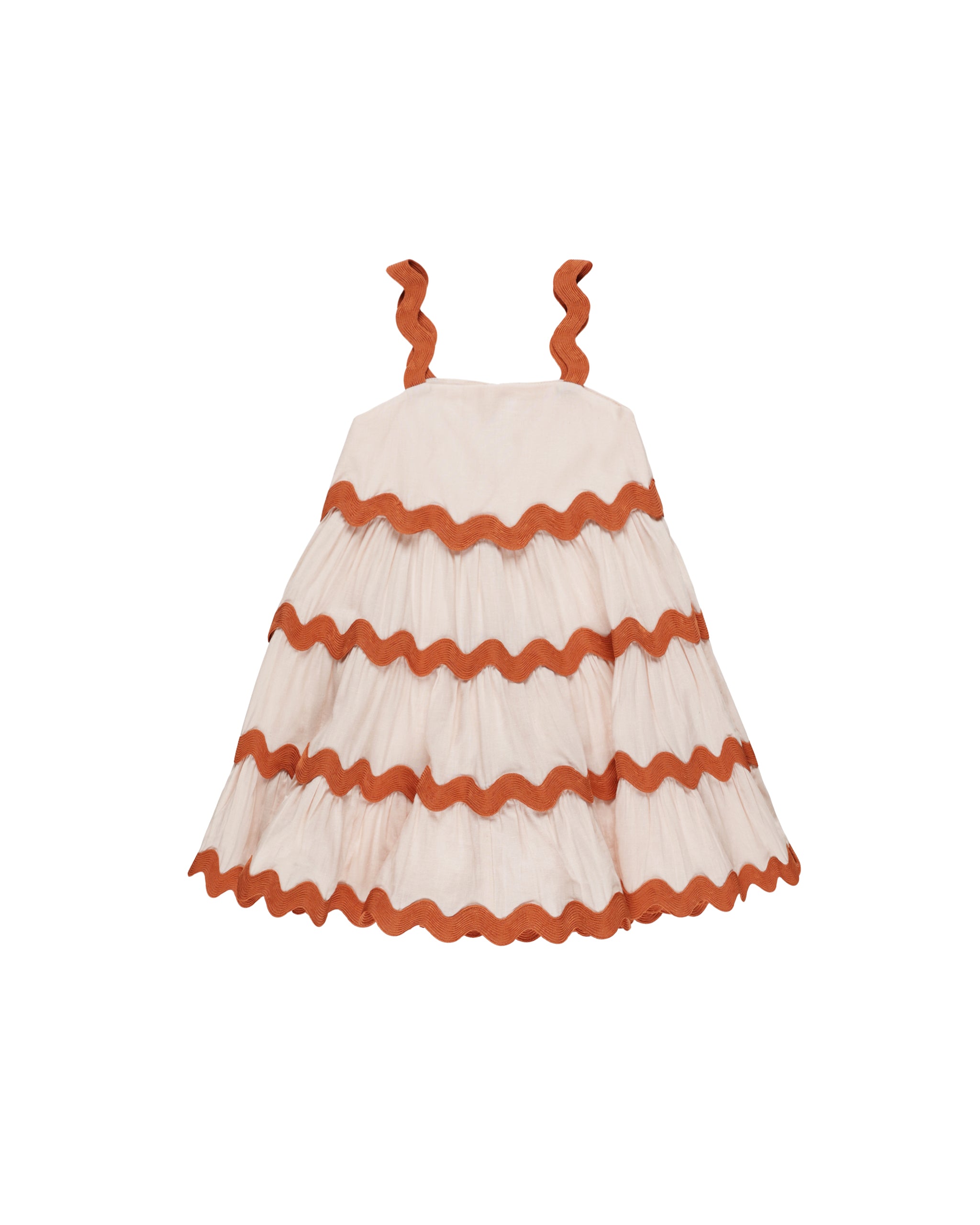 Rylee & Cru Ric Rac Shell Dress for Girls - Stylish & Comfortable Toddler Dress for Summer, Parties & Special Occasions