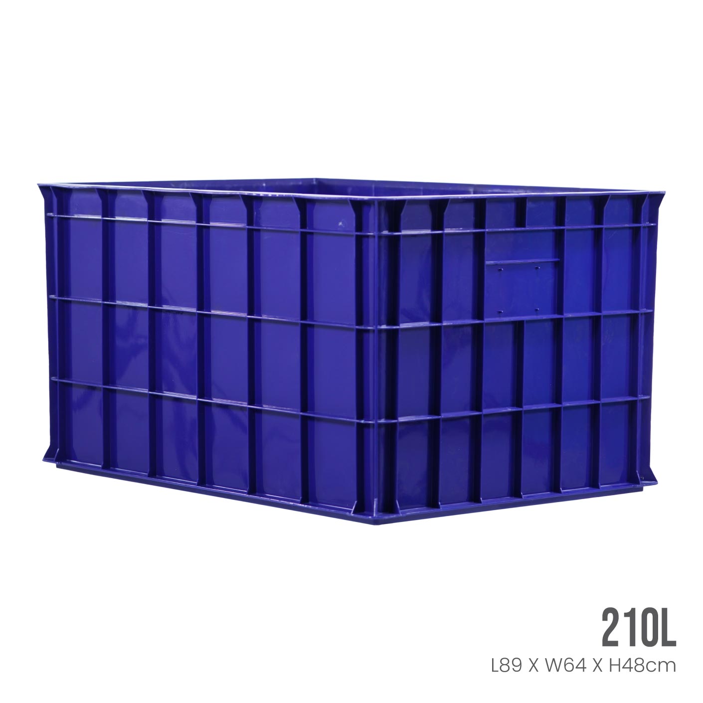 Heavy Duty Industrial Storage Box (ID4909) - Durable Plastic Utility Container for Warehouse, Garage & Workshop Organization