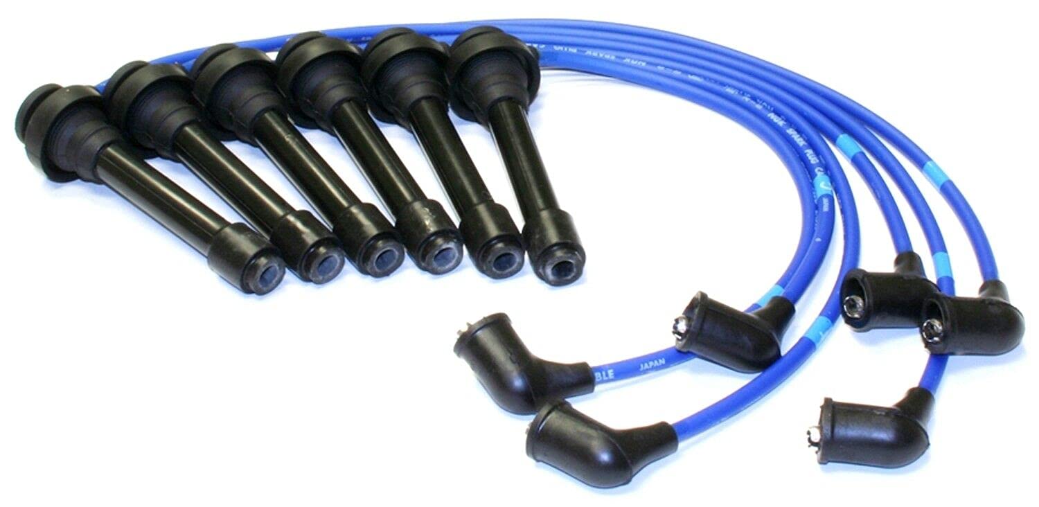 High Performance Spark Plug Wire Set Compatible with Mitsubishi Eclipse, Galant, Dodge Status & Sebring - Durable Ignition Wires for Smooth Engine Performance - Ideal for Daily Commuting & Road Trips