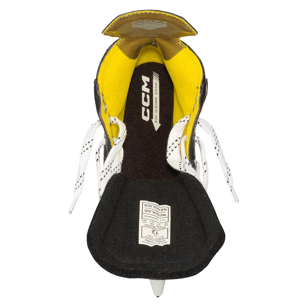 CCM Tacks Vector Plus 2022 Youth Ice Hockey Skates - Lightweight Performance Skates for Kids & Teens - Perfect for Ice Rink Training & Competitive Hockey Games
