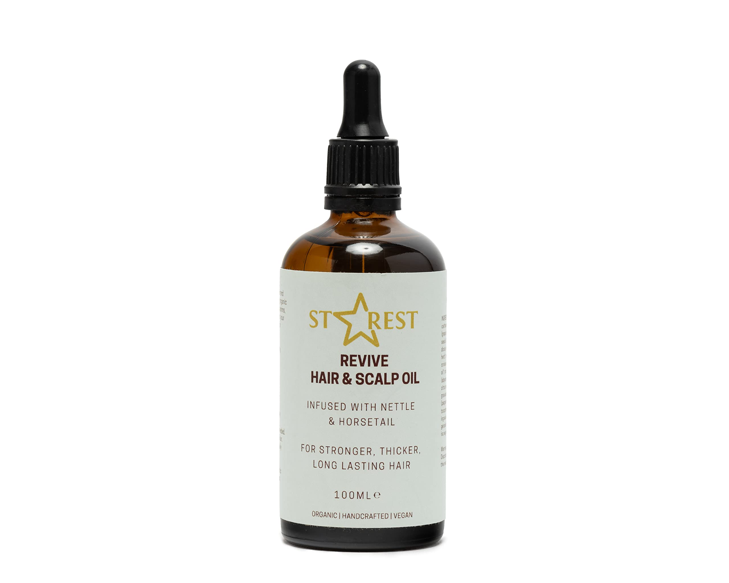 Nettle & Horsetail Hair Growth Oil - Revitalizing Scalp Treatment for Thicker Hair | Soothing Moisturizer & Nourishing Oil for Dry Scalp | Perfect for Daily Hair Care & Styling Routine