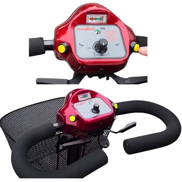 FreeRider USA FR Ascot 4 Wheel Mobility Scooter - Lightweight & Portable for Seniors & Adults - Perfect for Shopping, Travel & Outdoor Adventures