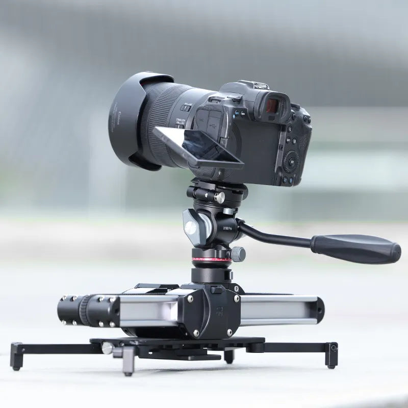 Ulanzi U 190 Pro Fluid Video Head Tripod Mount - Professional 360° Smooth Pan/Tilt Head for DSLR Camera, Smartphone, Action Cam - Perfect for Vlogging, Travel Filming & Live Streaming