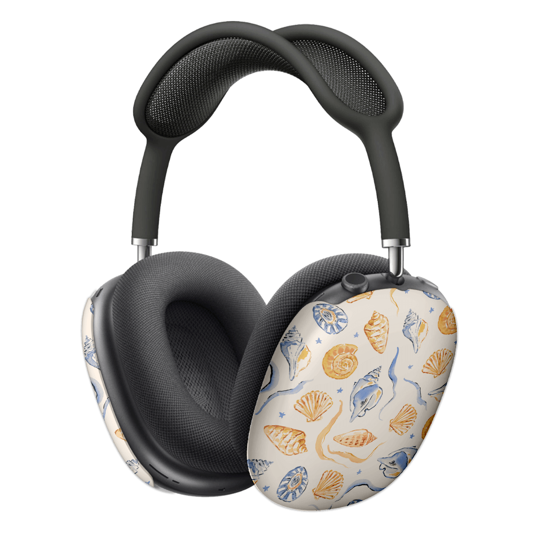 Premium AirPods Max Case with Shell & Swirl Design - Durable Protective Cover for Travel, Work & Daily Use - Compatible with Apple AirPods Max Headphones