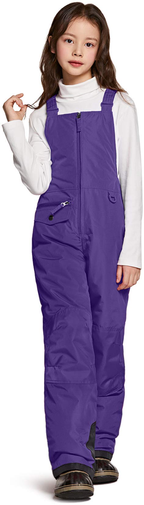 TSLA Kids Winter Snow Bibs - Waterproof Insulated Snowboard Overalls for Boys & Girls, Windproof Ripstop Ski Pants - Perfect for Snowboarding, Skiing & Outdoor Winter Activities