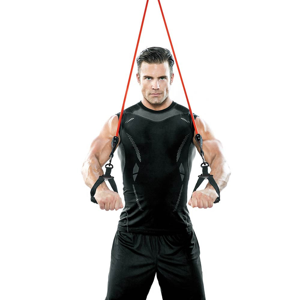 Bionic Body BBRT 0060 60lb Resistance Band - Heavy Duty Exercise Tube for Strength Training, Home Workouts, Physical Therapy & Fitness - Perfect for Gym, Travel & Rehabilitation