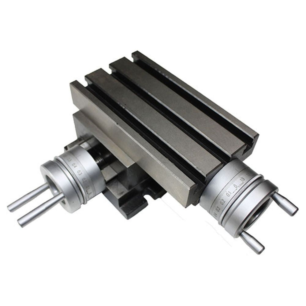 185x100mm Cross Slide Table Compound Table BM30201 - Precision Milling & Drilling Workbench for Metalworking & Woodworking Projects