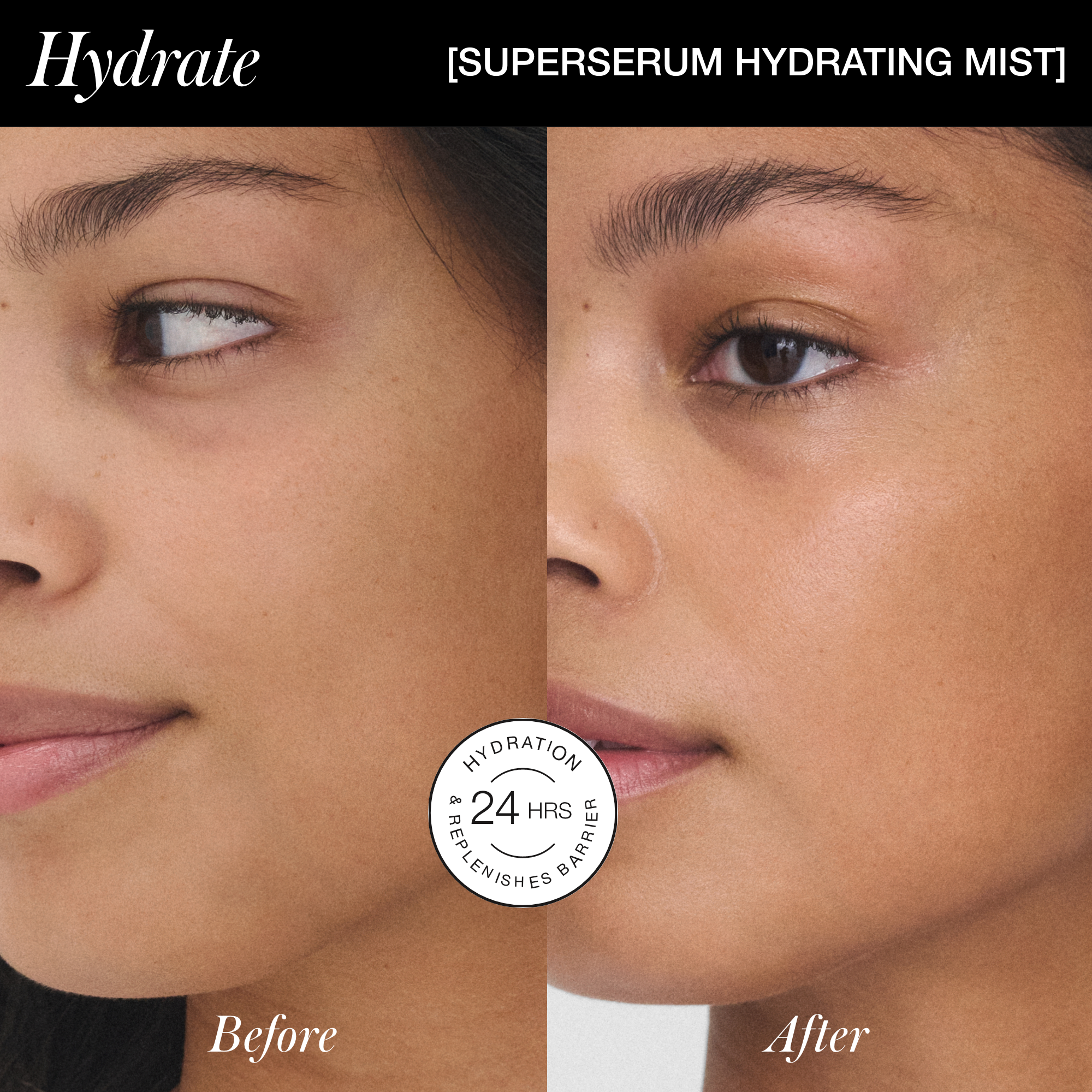 Superserum Hydrating Facial Mist Spray - Vitamin C & Hyaluronic Acid Moisturizer for Dry Skin | Perfect for Travel, Gym & Daily Skincare Routine