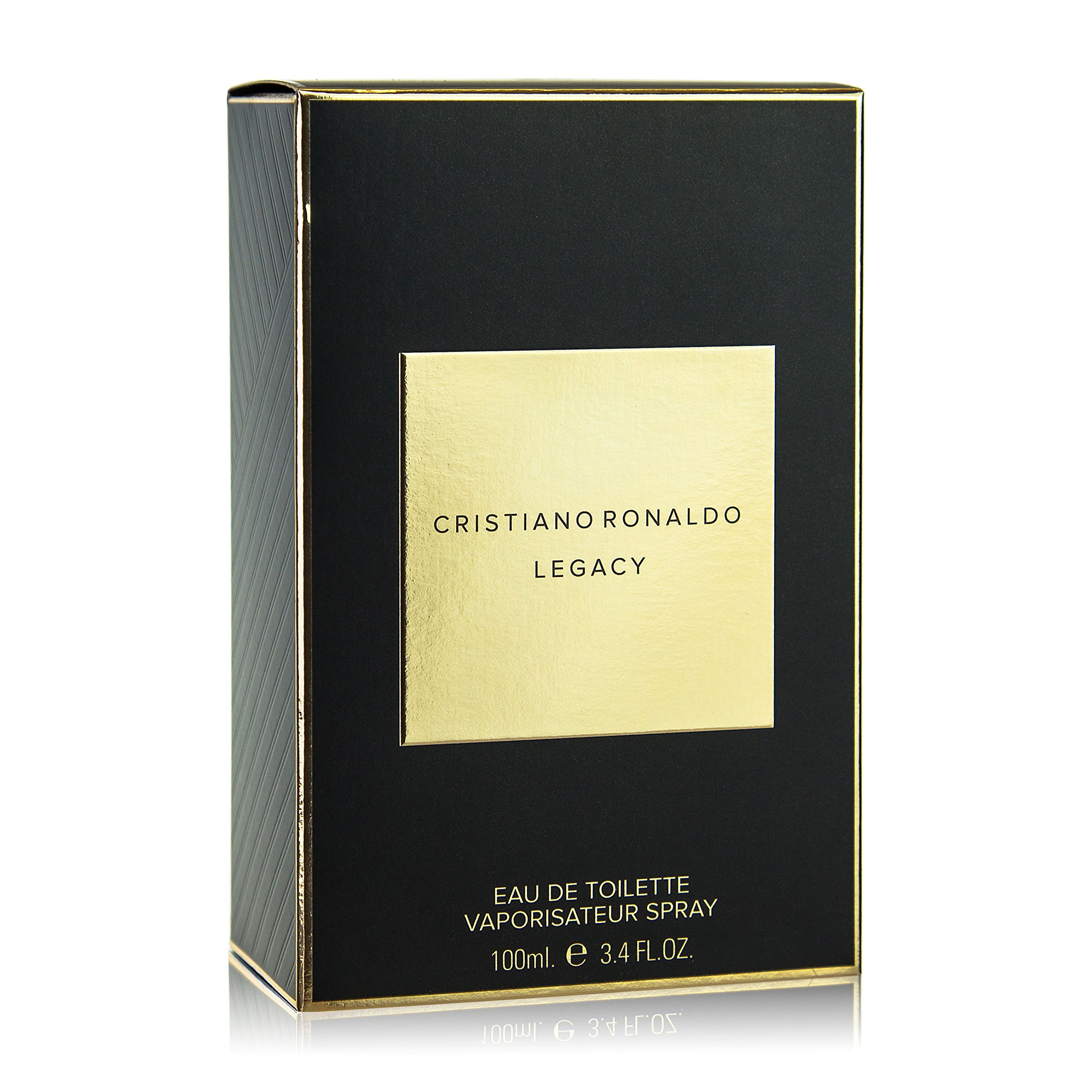 Cristiano Ronaldo LEGACY 3.4 oz / 100 ml Eau de Toilette Men's Cologne Spray - Fresh & Masculine Scent for Daily Wear, Date Nights & Special Occasions