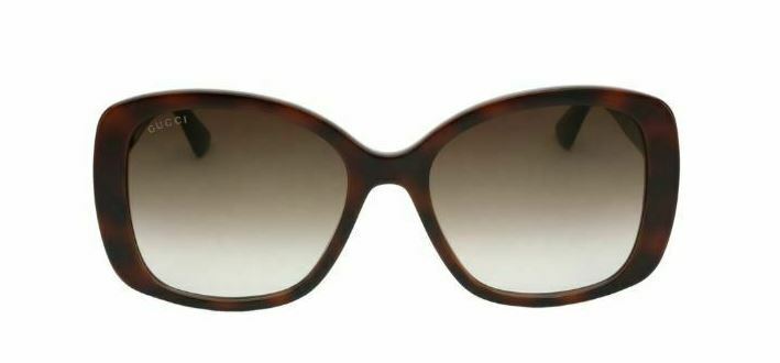 Gucci GG 0762S 002 Havana/Brown Gradient Butterfly Sunglasses for Women - Stylish UV Protection Shades for Beach, Driving & Outdoor Fashion