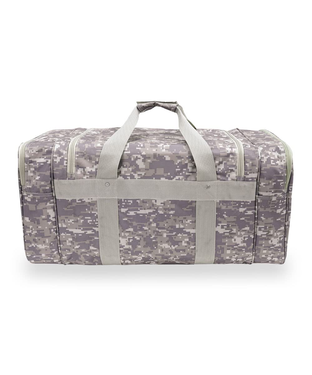 Everest Digital Camo Duffel Bag - Military Style Tactical Gear for Travel, Gym & Outdoor Adventures | Waterproof & Durable One Size Backpack for Men & Women