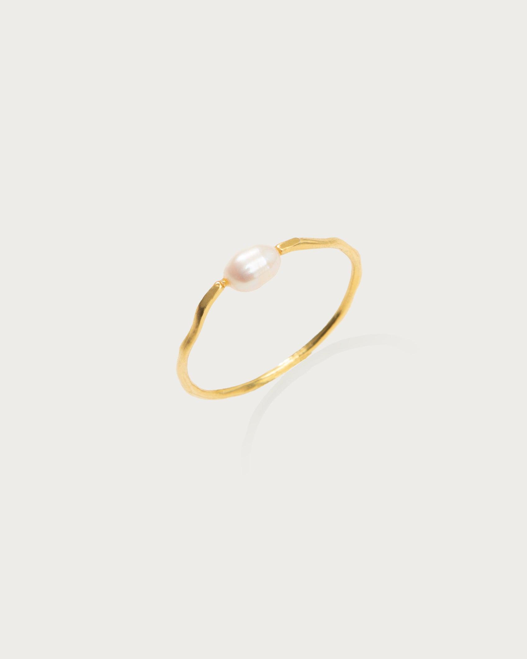 Thalassa Pearl Ring - Elegant 925 Sterling Silver Pearl Jewelry for Women | Perfect for Weddings, Parties & Everyday Wear