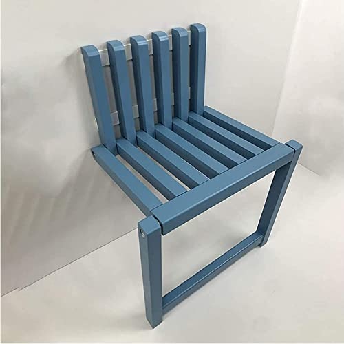 Solid Wood Wall-Mounted Folding Shoe Changing Stool - Space-Saving Entryway Bench for Living Room, Bedroom & Hallway - Perfect for Small Spaces & Quick Shoe Changes