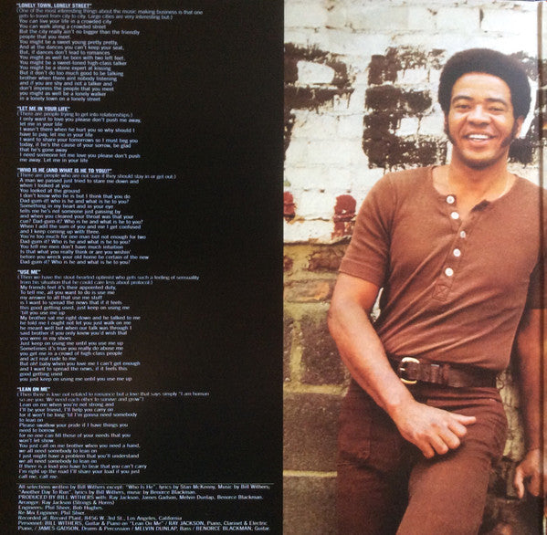 Bill Withers - Still Bill Vinyl LP Album (Reissue, Remastered, 180 Gram) Mint Condition - Perfect for Record Collectors & Soul Music Lovers