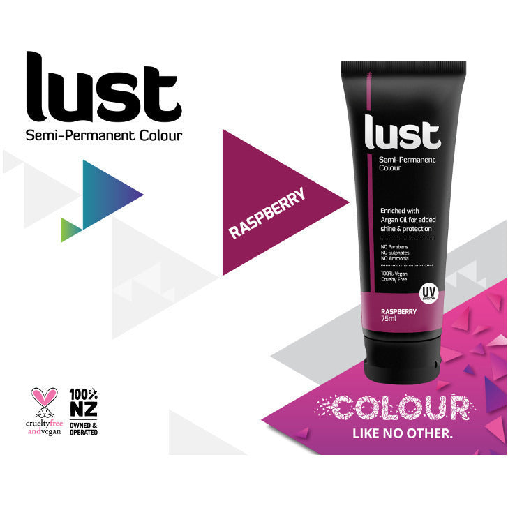 Lust Semi-Permanent Hair Color - Vibrant, Long-Lasting Dye for DIY Home Use & Salon Styling | Perfect for Parties, Cosplay & Creative Hair Makeovers