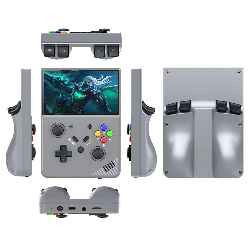 ARVALOLET Retro Video Game Console M18 - 128GB Storage, 3D LCD Screen, 4.3 Inch Mini Portable Gaming Device with 30000+ Games & 4000mAh Battery - Perfect for PSP & PS1 Games | Great Birthday Gift for Boys & Girls | Ideal for Travel, Commuting & Family Game Nights