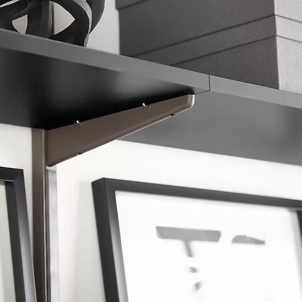 Elfa Wall Mounted Traditional Closet System in Graphite - Perfect for Bedroom, Closet & Home Organization