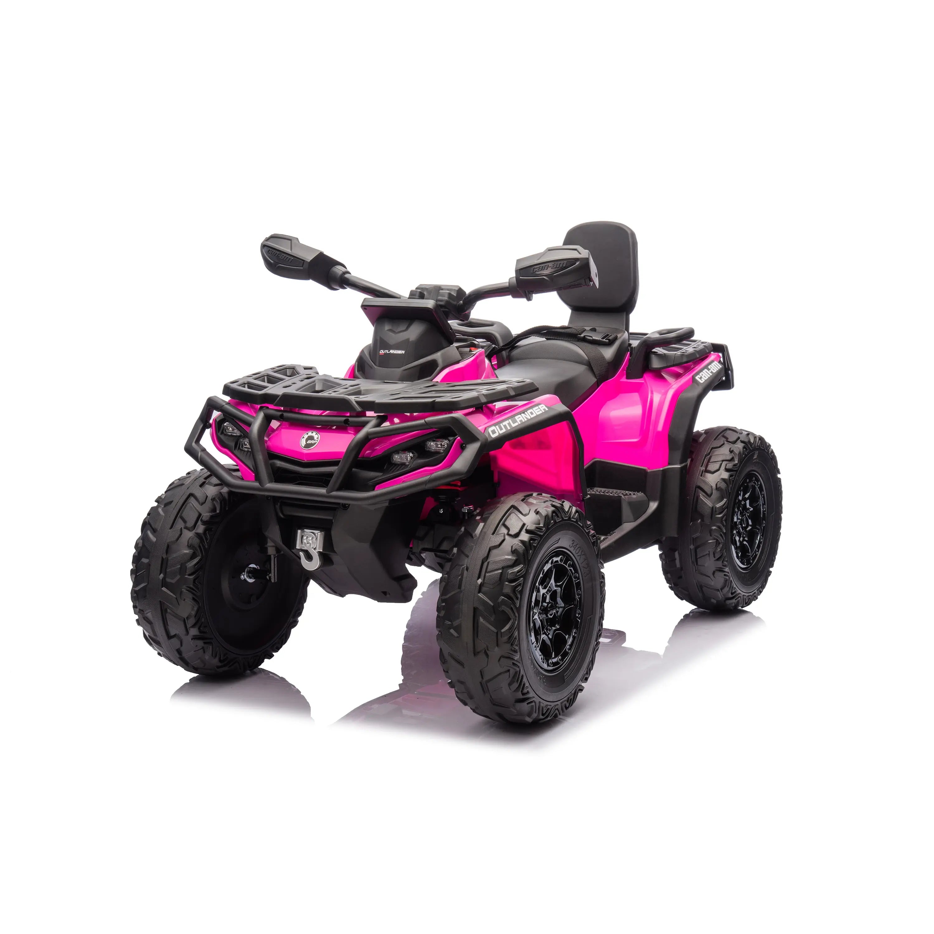 Can Am Outlander 24V Kids Ride On ATV - 2 Seater Electric Off-Road Vehicle for Boys & Girls | Outdoor Adventure, Backyard Play & Trail Riding Toy