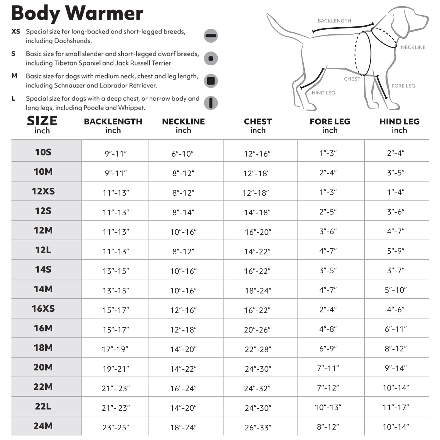 Hurtta Body Warmer Dog Recovery Suit - Carbon Grey 12M - Post-Surgery Protective Vest for Dogs | Perfect for Cold Weather & Wound Healing
