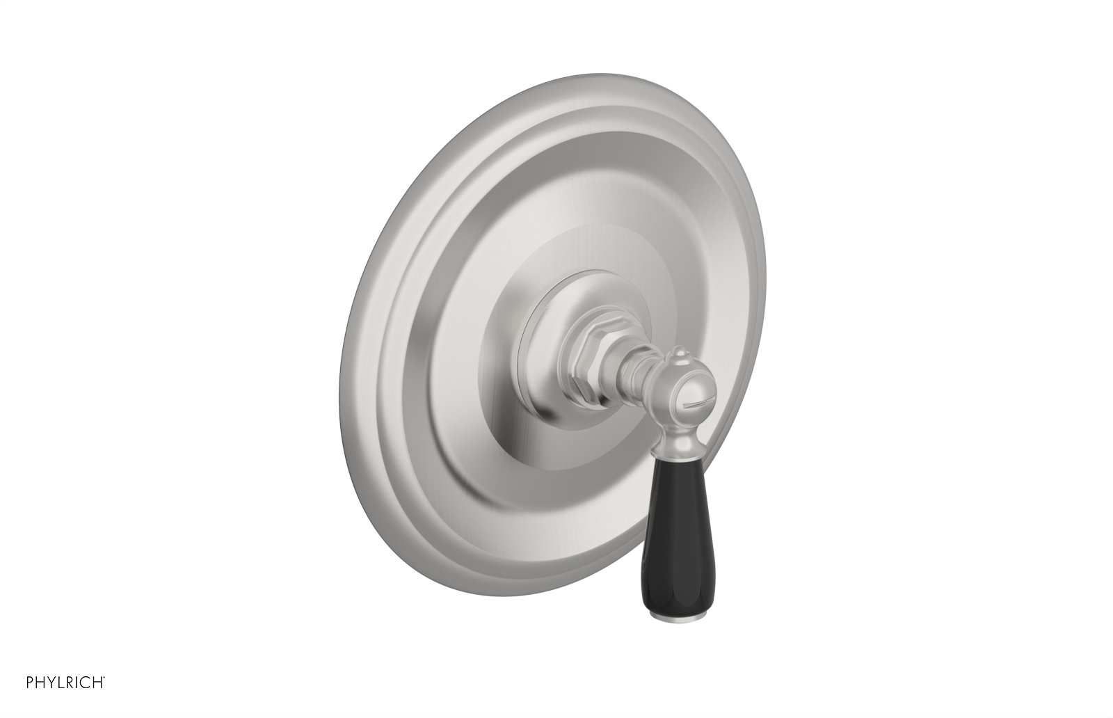 Jamestown Pressure Balance Shower Plate & Handle Trim with Black Accents - 4