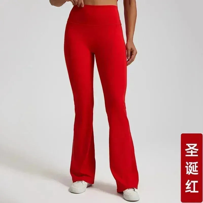 Women's Low Rise Flare Yoga Pants - High Waisted Wide Leg Athletic Leggings for Sports, Fitness & Dance | Perfect for Gym, Running, Outdoor & Casual Wear