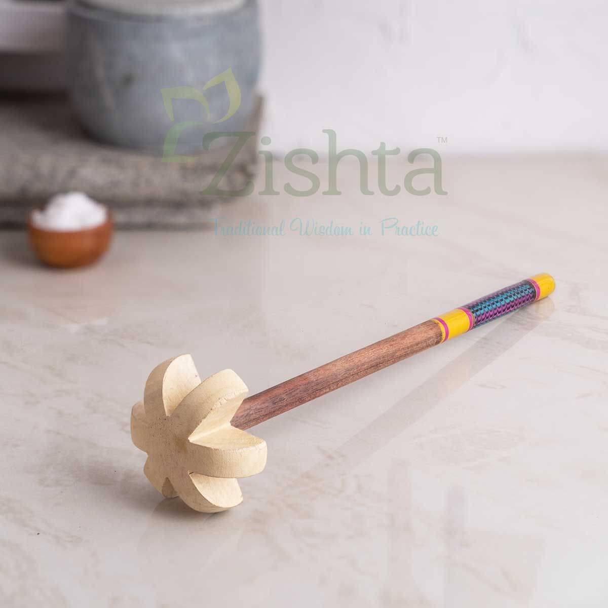 Handcrafted Wooden Buttermilk Churner - Traditional Lacquered Butter Churn for Homemade Dairy - Perfect for Farmhouse Kitchens & DIY Butter Making