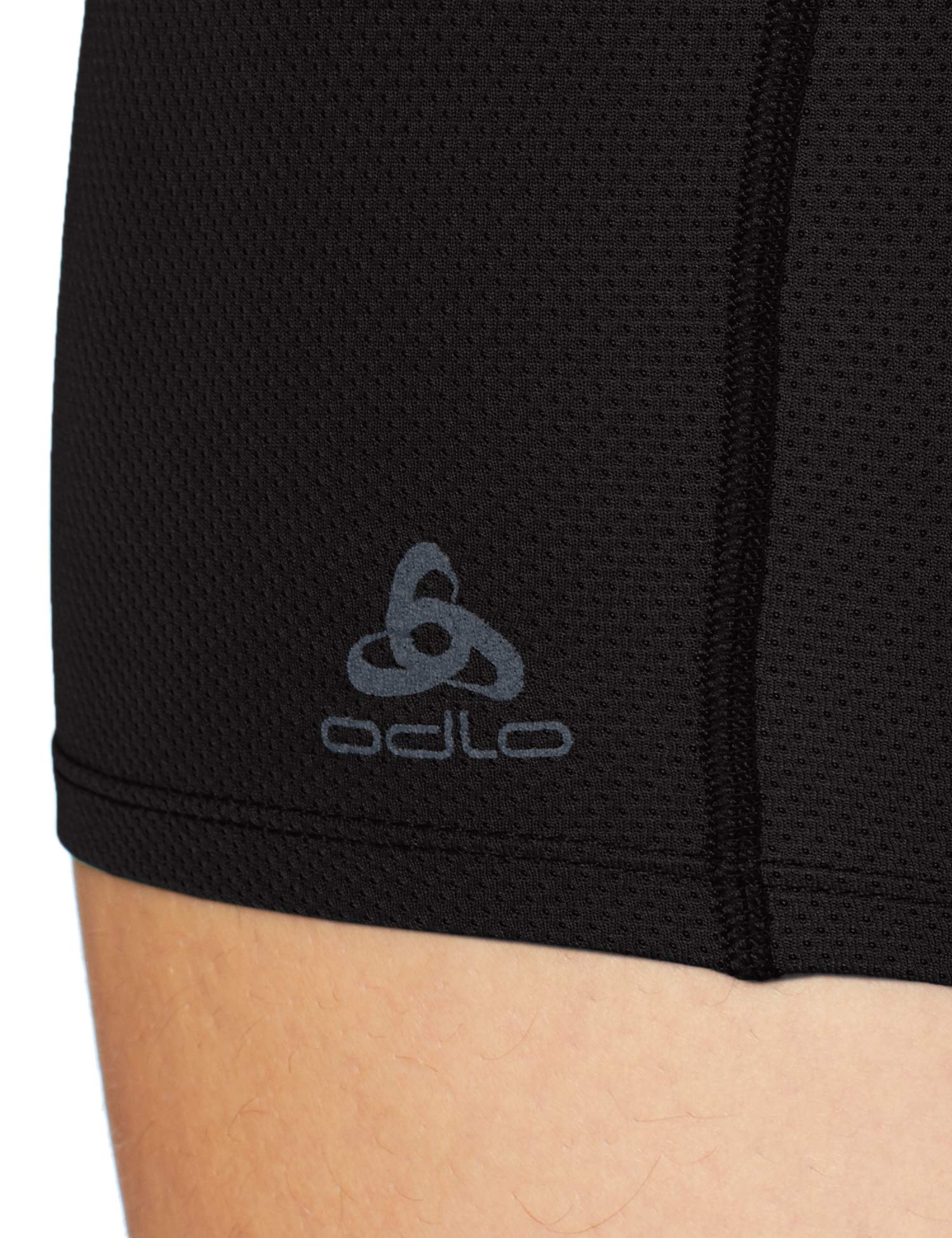Odlo SUW Active F-Dry Light Boxer Shorts for Men - Moisture Wicking, Breathable Underwear - Small Size, Black - Perfect for Running, Gym & Outdoor Activities