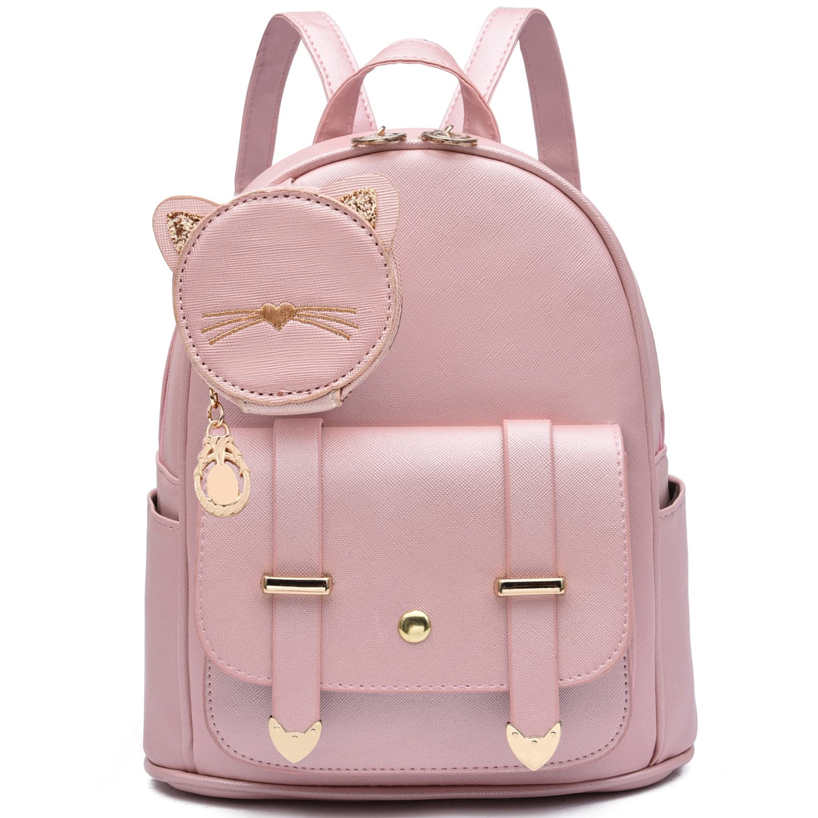 IHAYNER Girls Fashion Backpack - Mini Leather Purse Backpack for Women & Teens, Small Cute Backpack with Coin Purse - Perfect for School, Travel & Daily Use