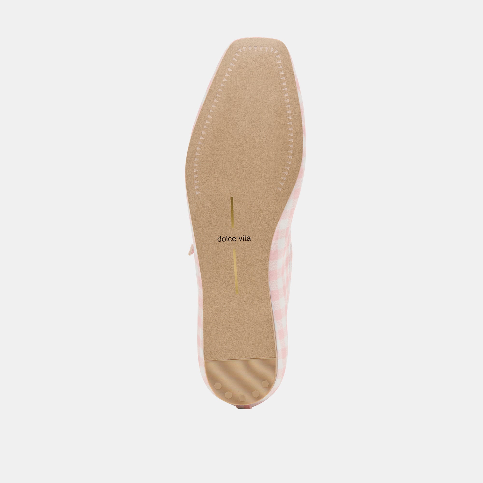 REYES X BYRDIE Golf Wide Ballet Flats - Pink Plaid Gingham Slip-On Shoes for Women | Comfortable & Stylish for Casual Wear, Office, and Golf Outings