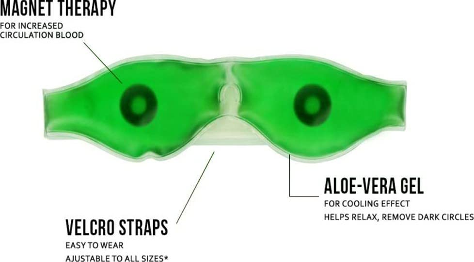 PVA Pack of 3 Aloe Vera Gel Eye Masks - Cooling & Hydrating Under Eye Patches (3ml) | Perfect for Dark Circles, Puffiness & Relaxation at Home or Travel