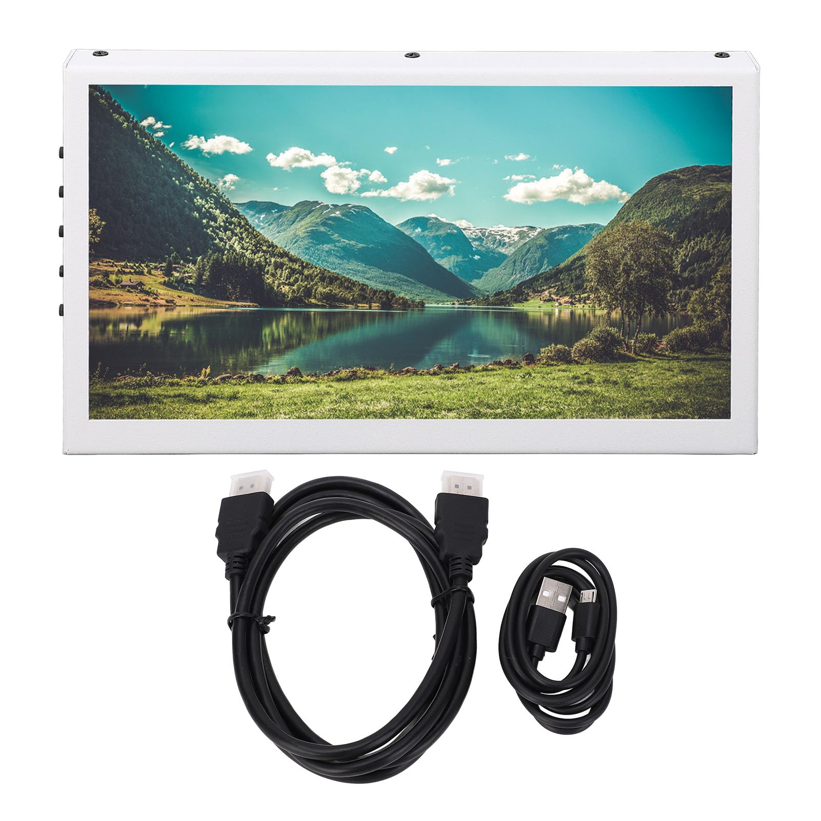 Bewinner 7 Inch Portable Touchscreen Monitor - 1024x600 IPS Display, HDMI Second Screen with Built-in Speakers - External Monitor for Laptop, PC, Phone - Perfect for Travel, Work & Gaming