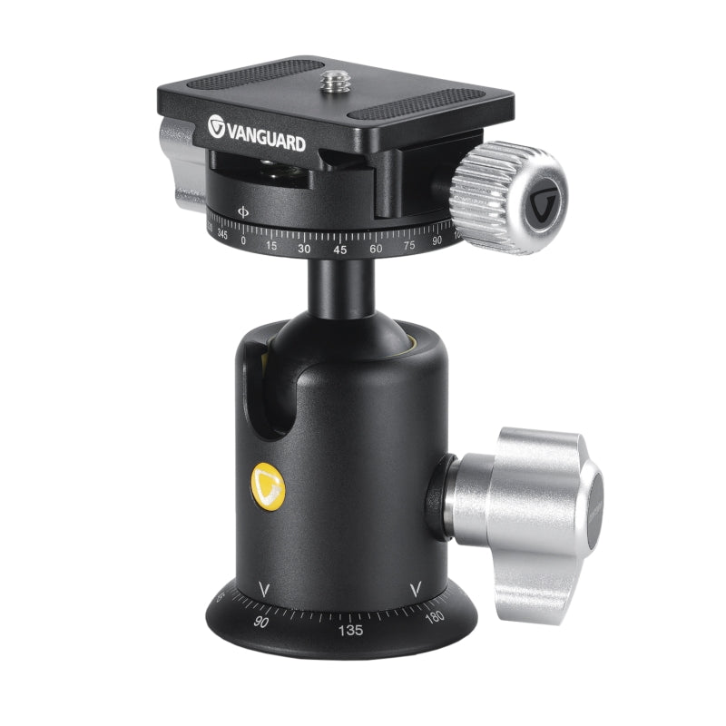 VEO BH 160S Dual Axis Ball Head for DSLR Camera - Professional 360° Panoramic Photography Tripod Head with Quick Release Plate - Perfect for Landscape, Architecture & Astrophotography