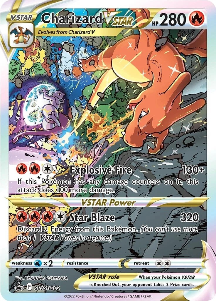 Charizard VSTAR SWSH262 Pokemon Trading Card - Collectible & Competitive Play for TCG Enthusiasts | Perfect for Battles, Trading & Display