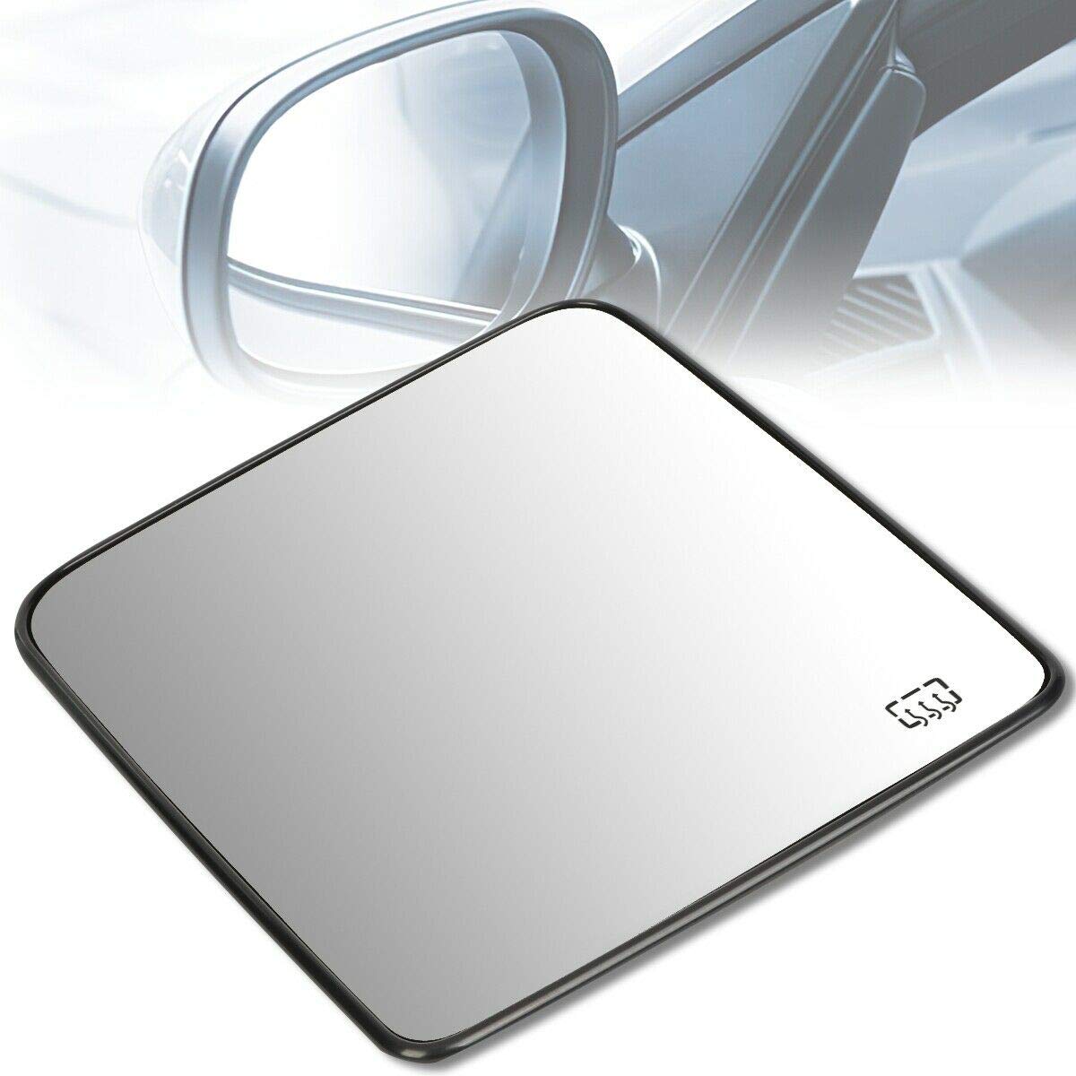 ForOE Style Left Side Mirror Glass Lens with Heated Function - Replacement Part 68125585AA - Perfect for Winter Driving and Defrosting