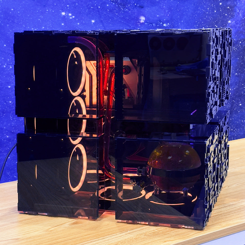 Star Trek Borg Fusion Cube ATX PC Case - Unique Gaming Computer Case for Sci-Fi Fans | Perfect for Conventions, Gaming Setups & Collectors