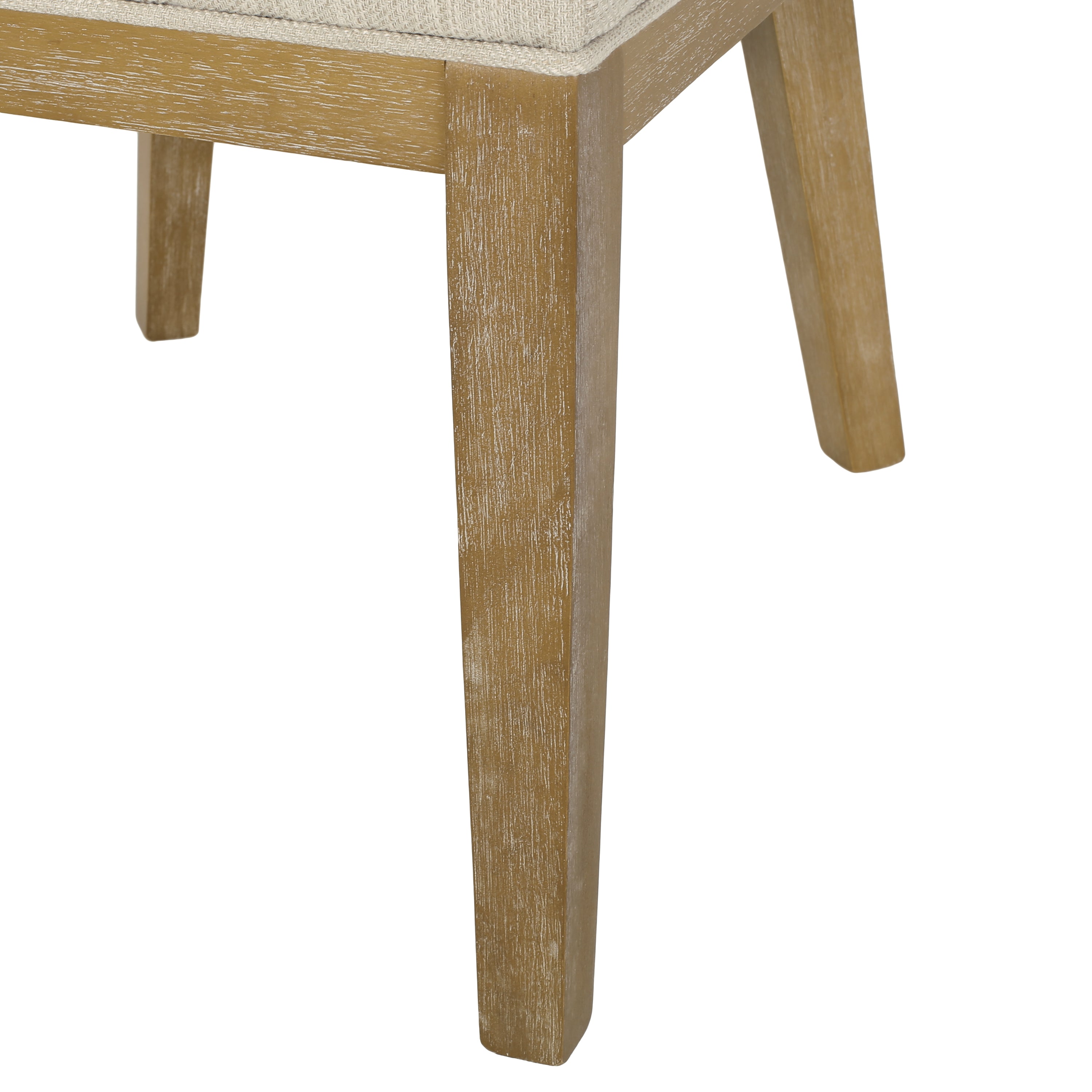 Modern Dining Chairs Set of 2 - MP2 Model - Sturdy Wooden Kitchen Chairs with Padded Seats - Perfect for Dining Room, Kitchen, Breakfast Nook & Small Spaces