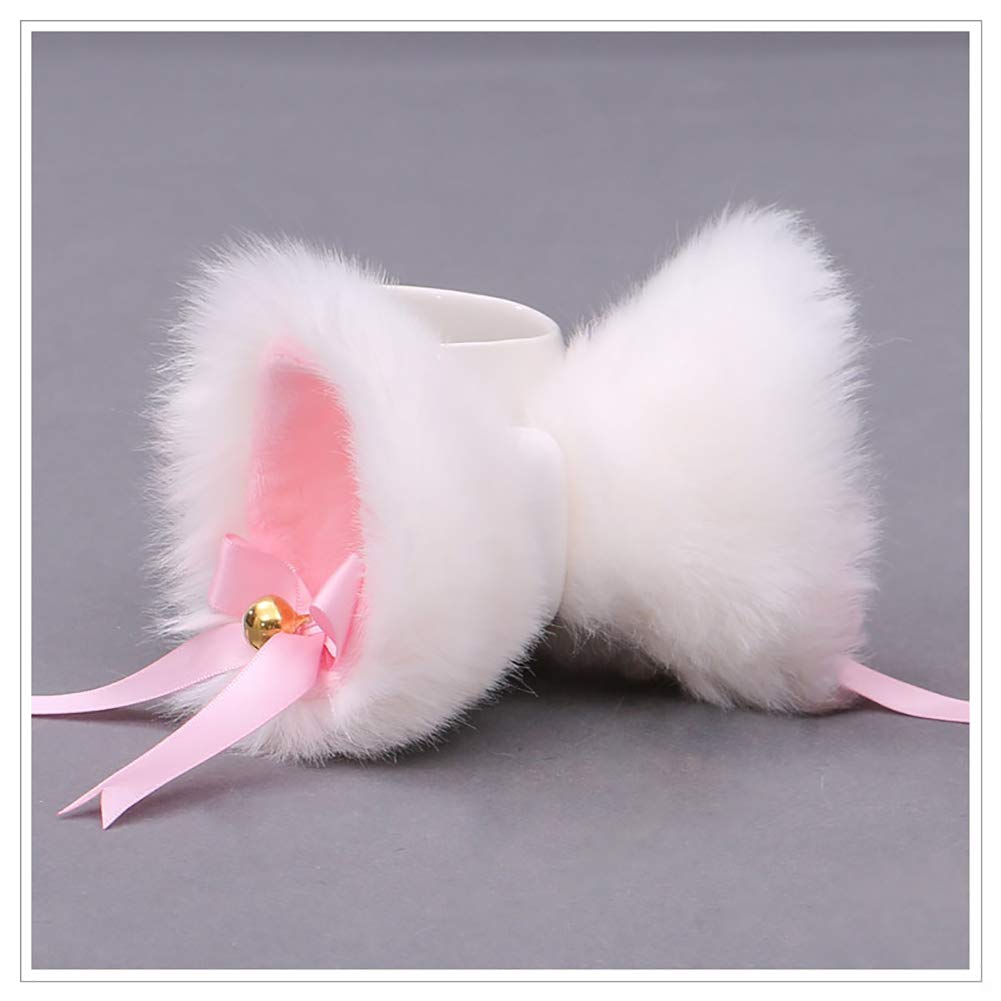 Stylish Cat Ears Hair Clips - Anime Lolita Cosplay Headpiece for Halloween & Costume Parties (Black/Red, One Size Fits All) - Perfect for Cosplay, Anime Conventions, and Themed Events