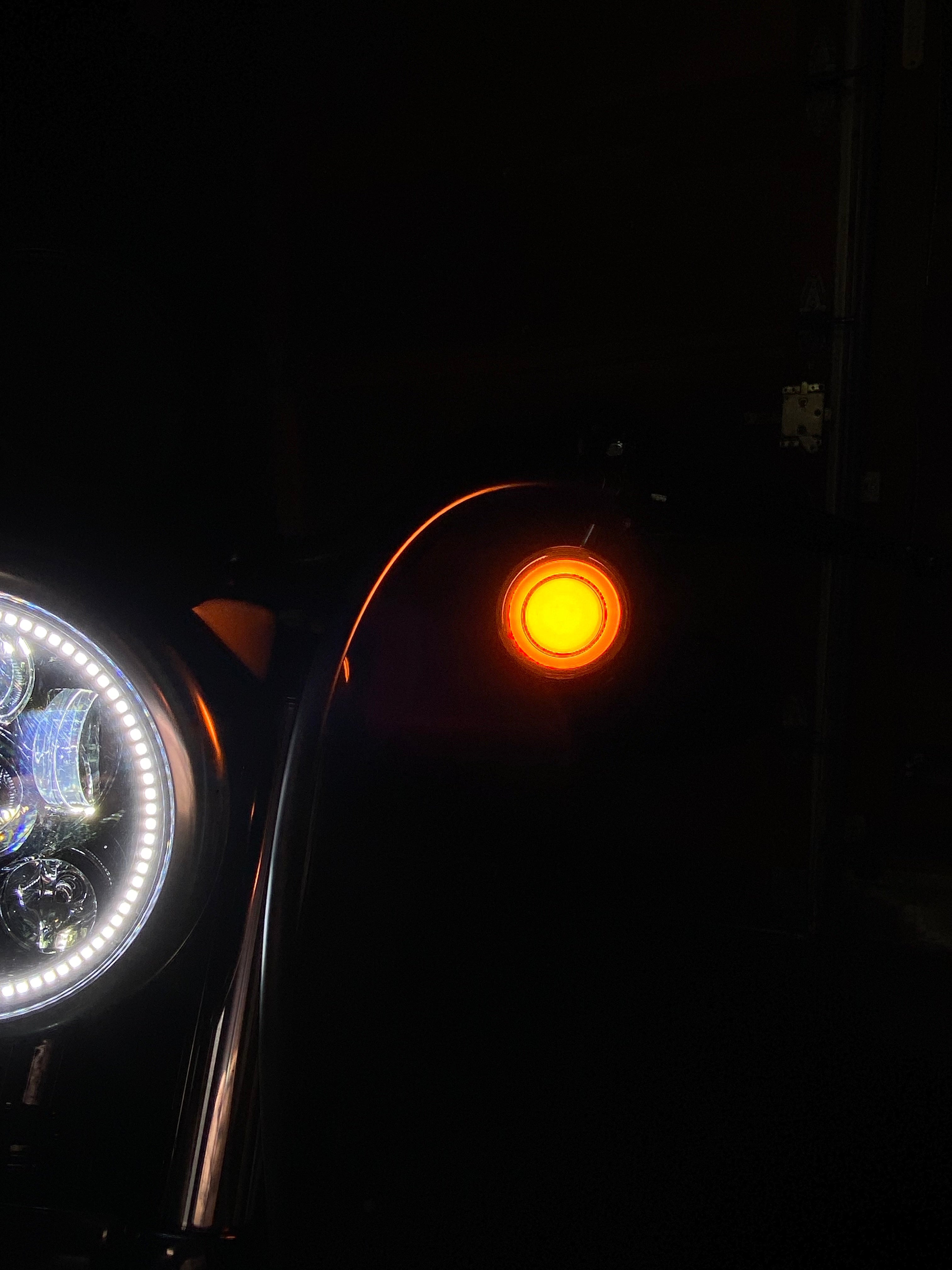 Eagle Lights HALOS 2 LED Turn Signals for Harley Davidson Motorcycles - Front (1157) & Rear (1156) - Bright LED Bulbs for Enhanced Visibility and Safety on Night Rides