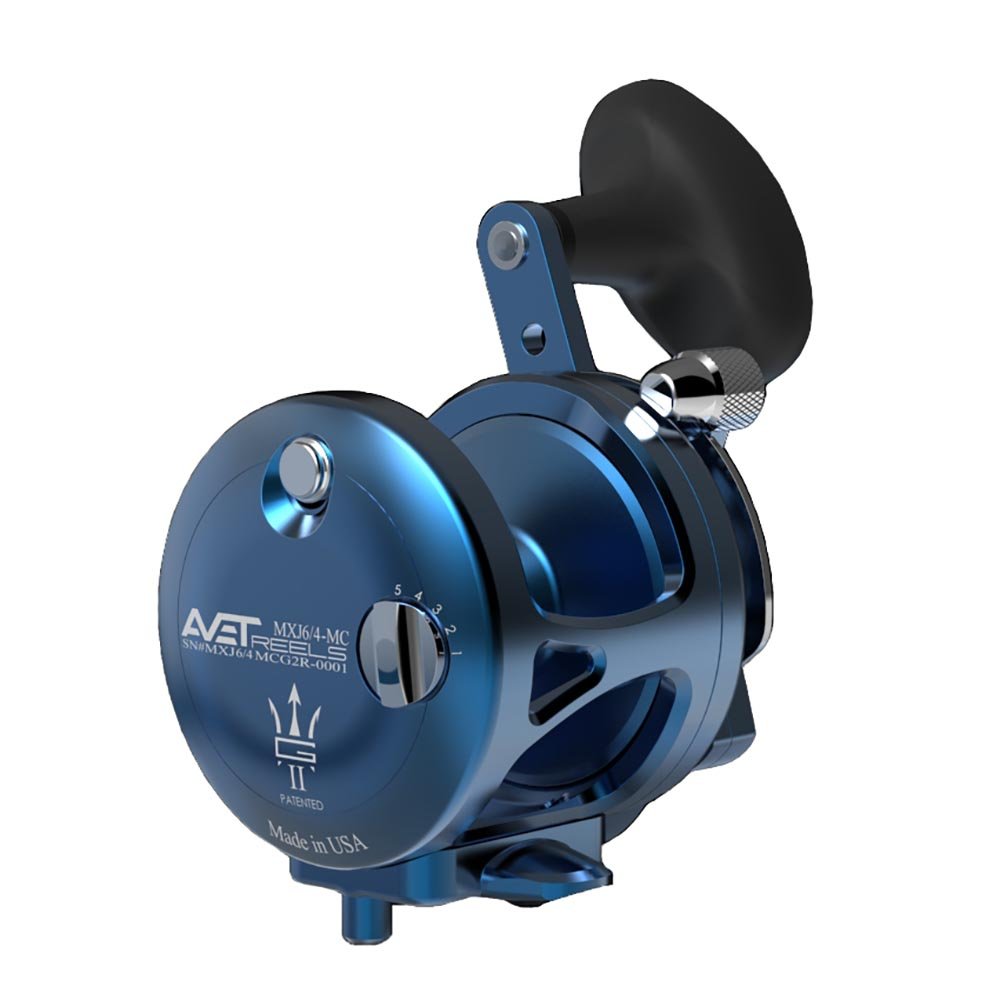Avet MXJ G2 6/4 MC Two Speed Fishing Reel - Saltwater & Freshwater Spinning Reel for Offshore & Inshore Fishing, Trolling, Casting, Jigging