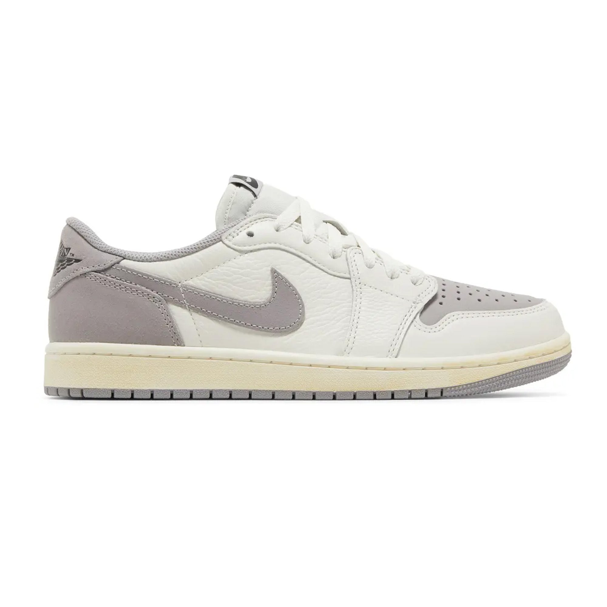 Air Jordan 1 Retro Low OG 'Atmosphere Grey' Sneakers (2023) - Men's Basketball Shoes for Casual Wear & Street Fashion