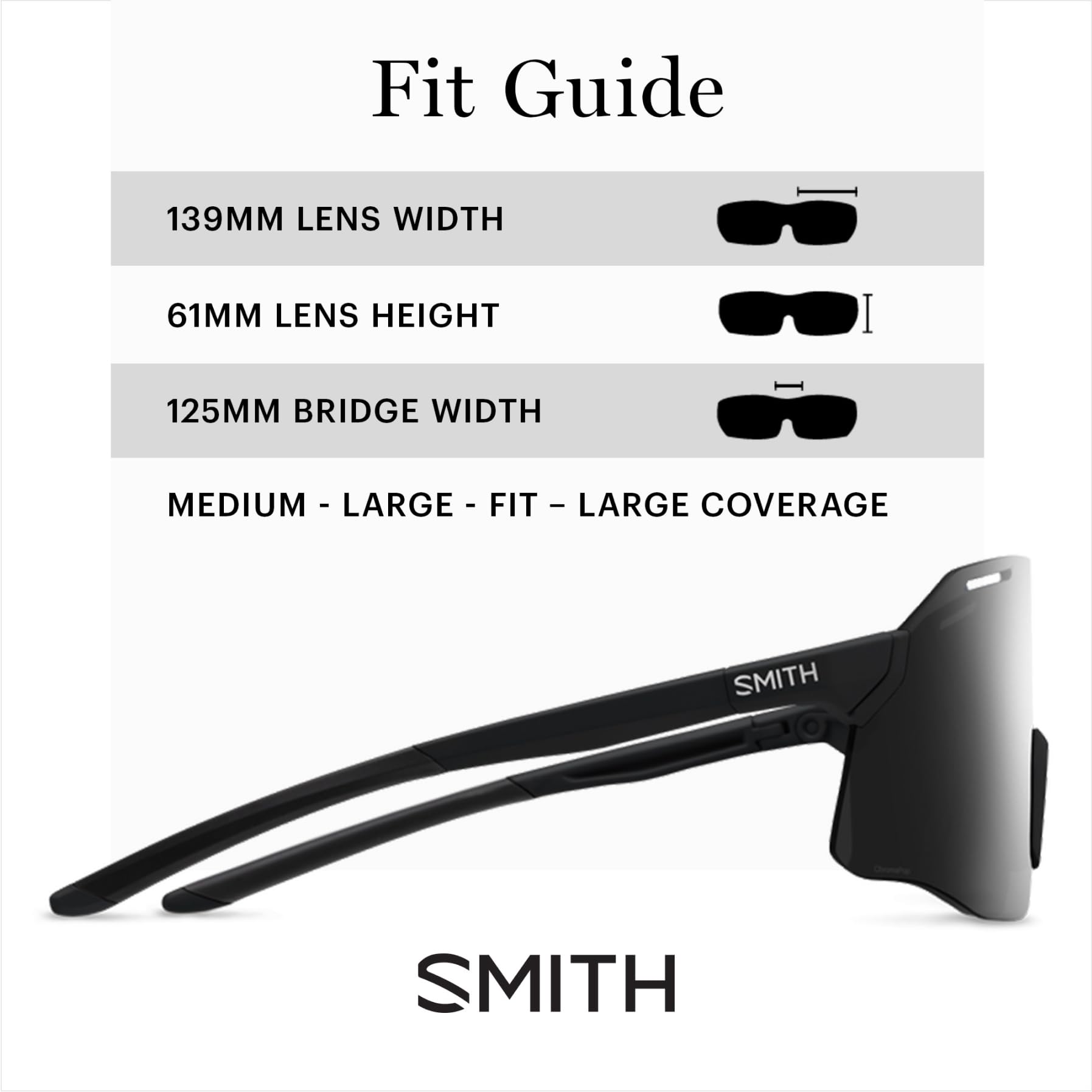 SMITH Optics Vert PivLock Sunglasses – Performance Sports Shades for Running, Cycling & MTB – Unisex Matte Black Frame with Black ChromaPop Mirror Lens – Perfect for Outdoor Adventures & Active Lifestyles