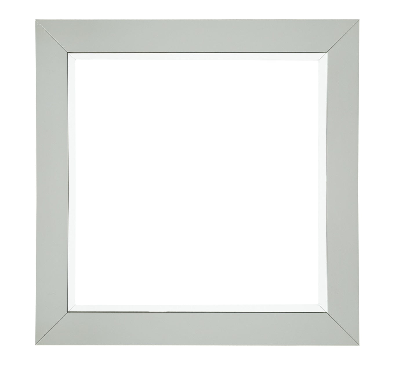 Weston 40-Inch Rectangular Wall Mirror in Cottage White - Perfect for Bathroom, Bedroom, and Entryway Decor
