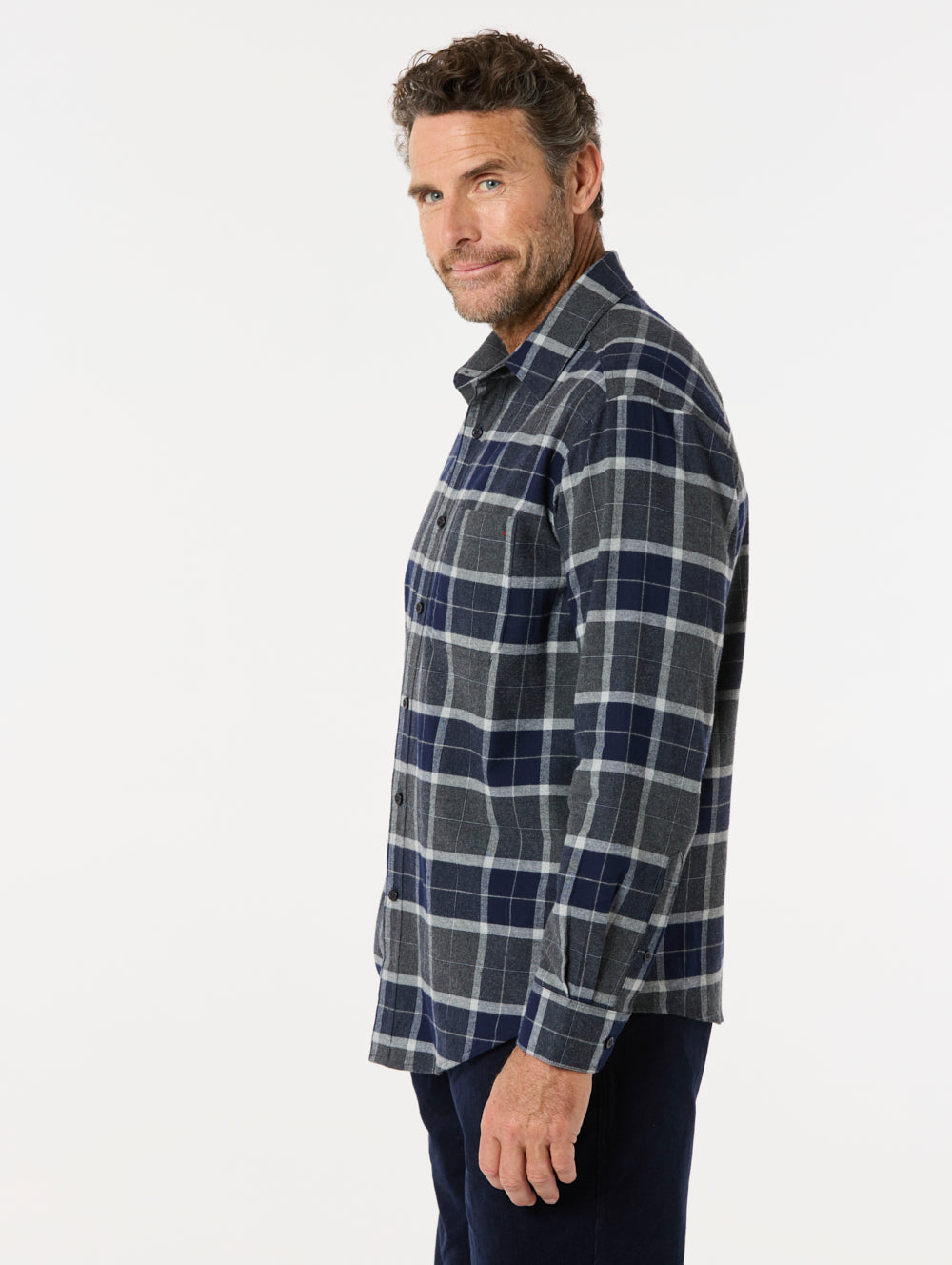 Premium Stratton Cotton Brush Shirt for Men - Soft & Breathable Casual Button-Up Shirt - Perfect for Office, Outdoor Activities & Everyday Wear