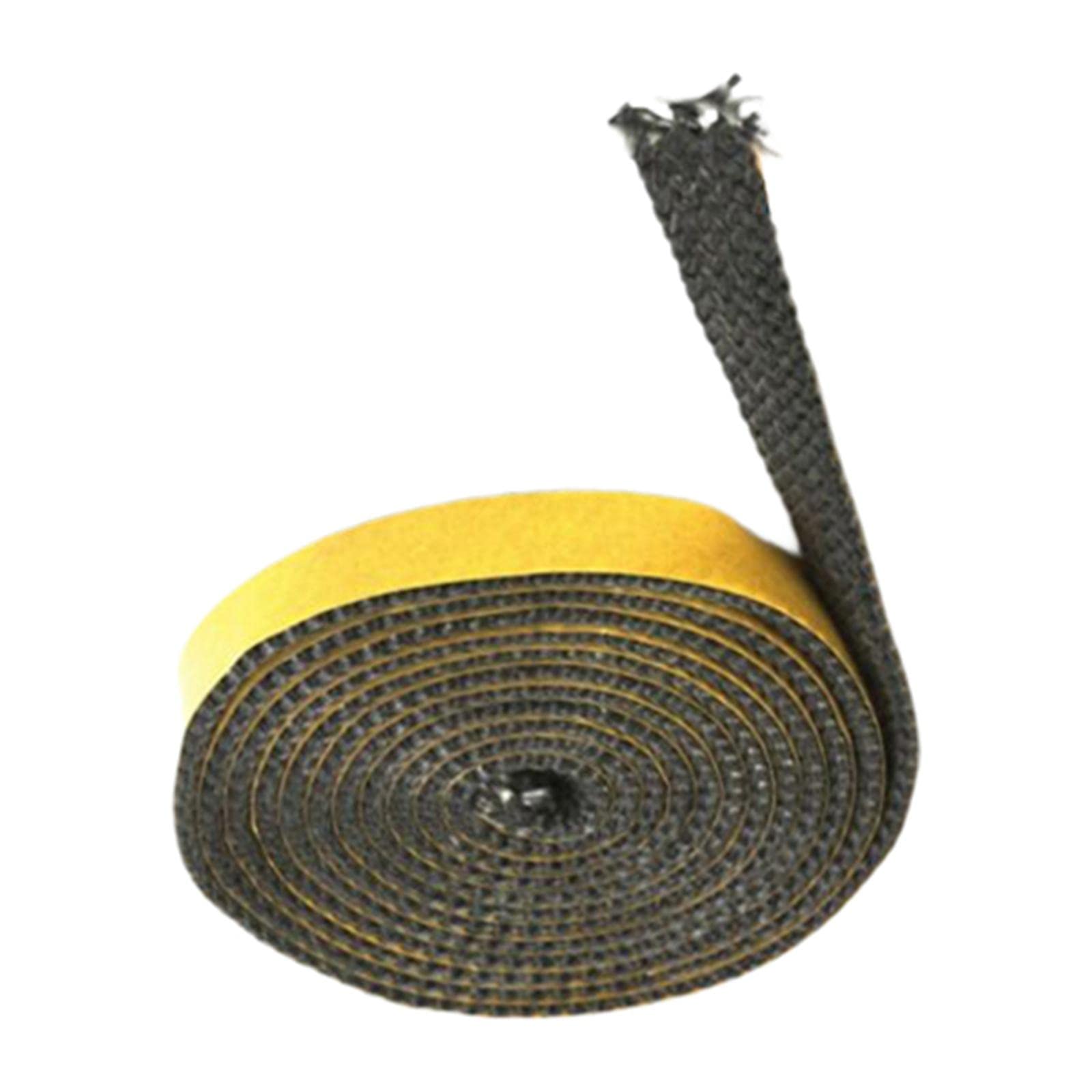 WeiLaiKeQi Self-Adhesive Stove Window Glass Gasket Tape - 3mm x 20mm x 200cm Flat Stove Door Seal for Fireplace & Wood Stove - Heat Resistant & Durable - Perfect for Repairing Cracked or Loose Stove Glass Seals (Ideal for Wood Stoves, Fireplaces, and Pellet Stoves)