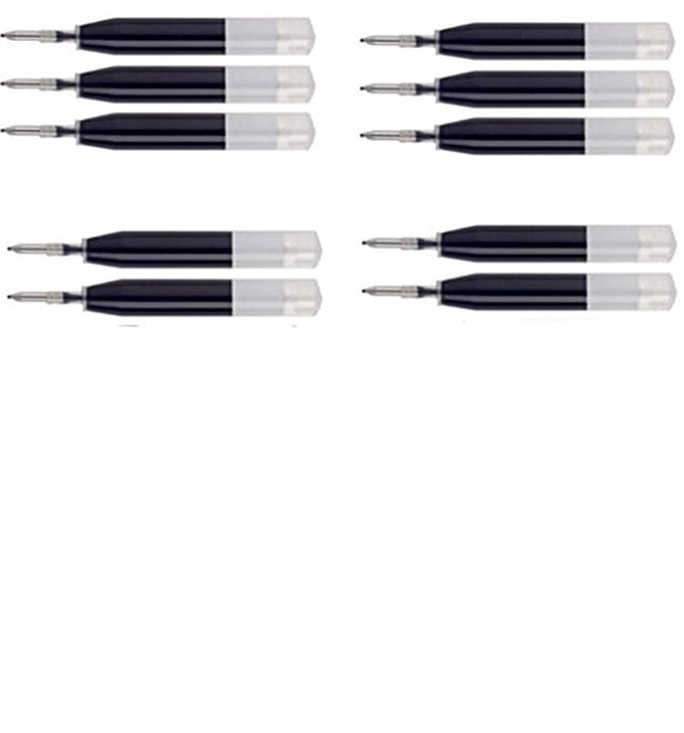 10-Pack Black Cross Intrepid Refill Cartridges - Compatible with Cross ION, Gelicious, Vice, Roadster & Matrix Pens - Bulk Ink Refills for Smooth Writing at Home, Office or School