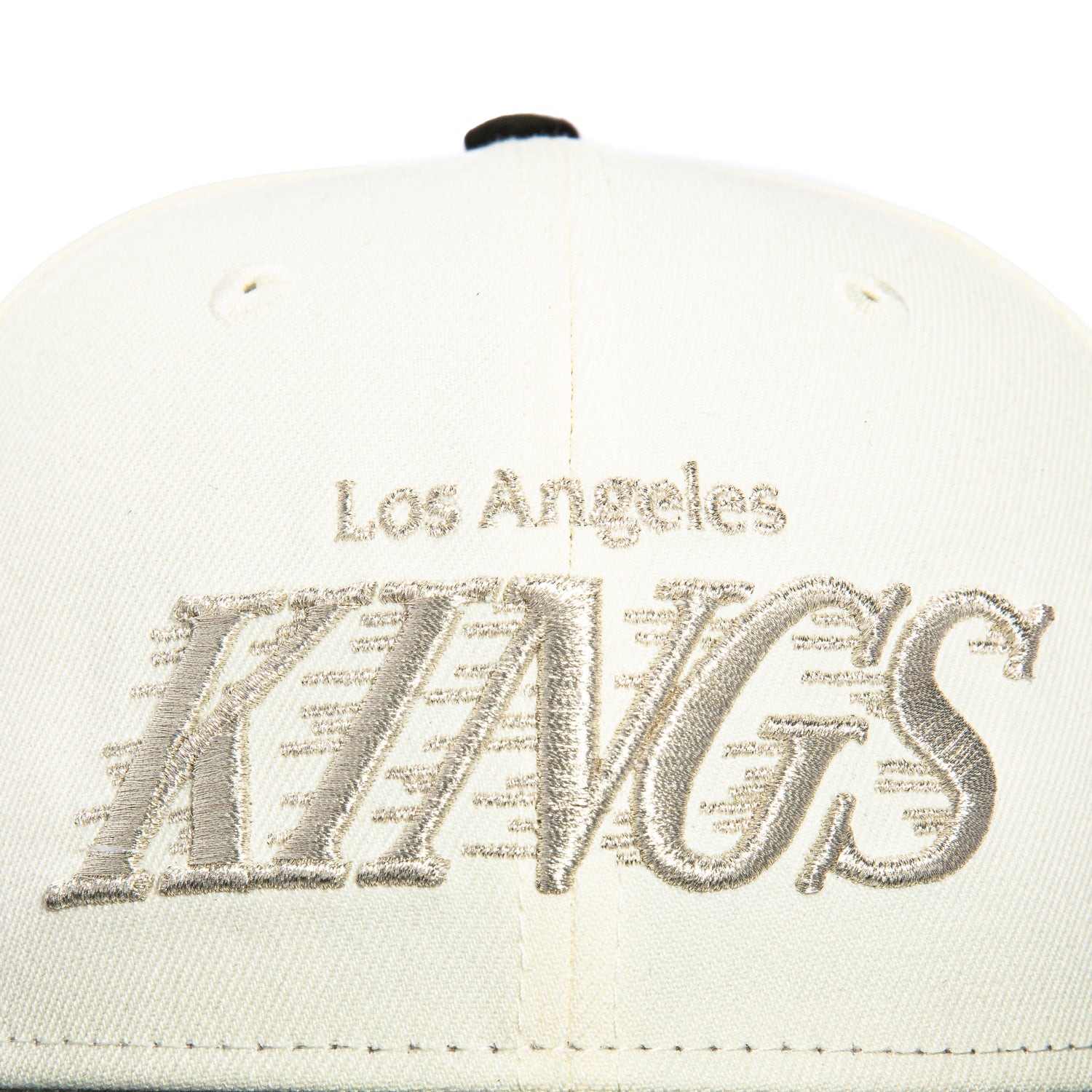 New Era 59Fifty Los Angeles Kings 2014 Stanley Cup Champions Patch Snapback Hat - White, Black & Silver | Official NHL Licensed Cap for Sports Fans & Collectors | Perfect for Game Day, Tailgating & Streetwear Fashion